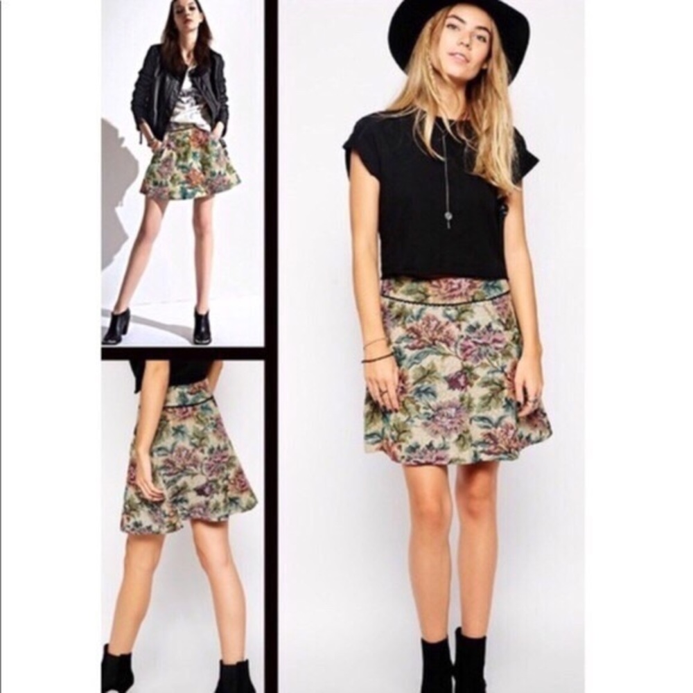 Free People Tapestry Skirt